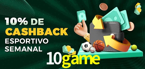 10% de bônus de cashback na 10game